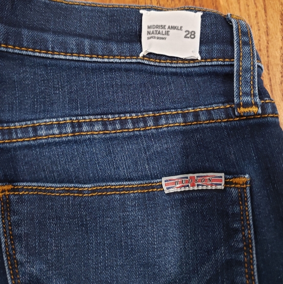 Hudson Jeans Mid Rise Ankle Natalie Super Skinny Jeans sz 28 - Picture 5 of 5